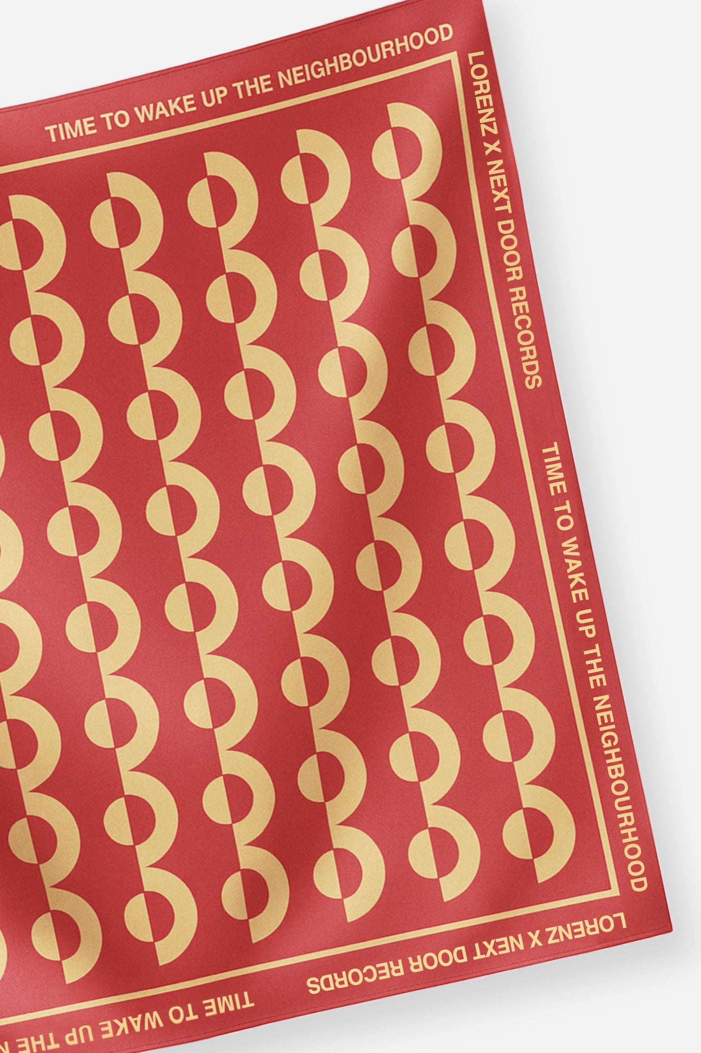 [LIMITED] lorenz X NDR Silk Scarf in Red