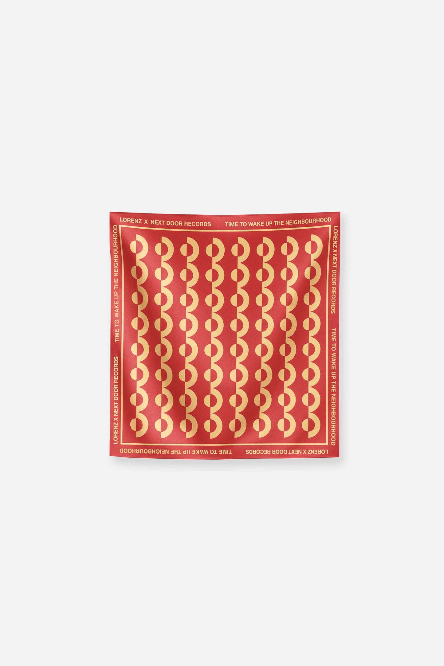 [LIMITED] lorenz X NDR Silk Scarf in Red