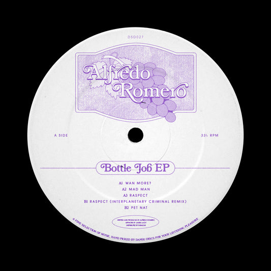 Alfredo Romero - Bottle Job EP [DSD027]